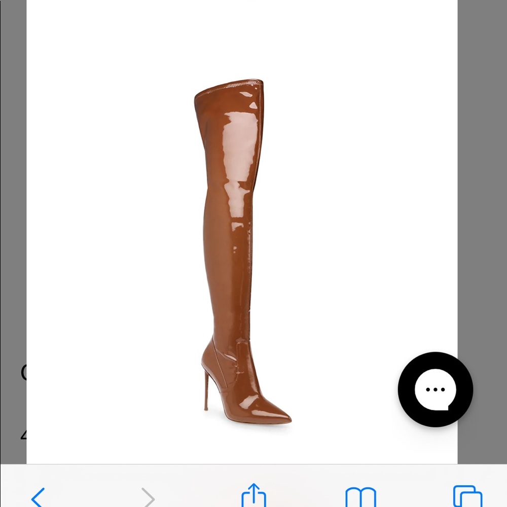 Vava cognac patent boot